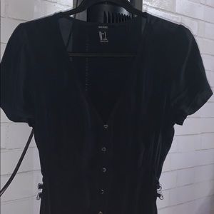 Midi , short sleeve dress.